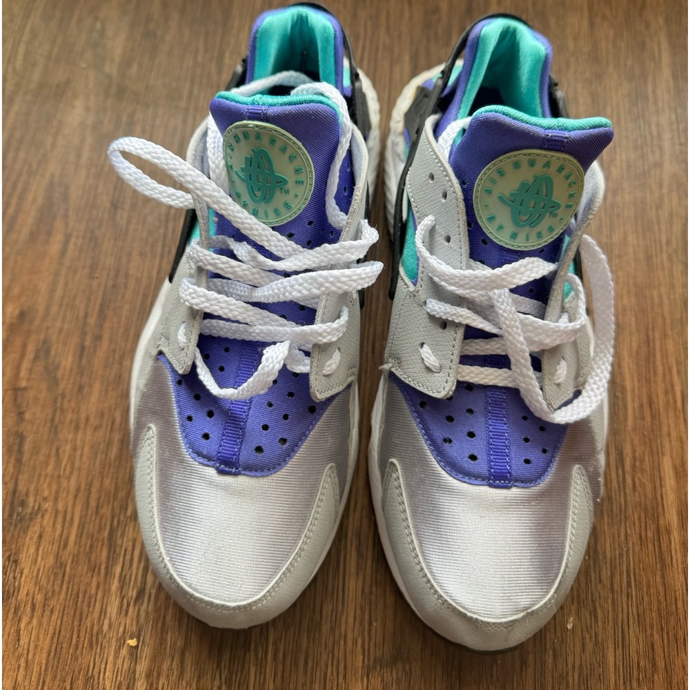 Huaraches size 8 blue/teal/ white shoes!